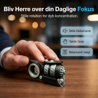 Mekanisk Fidget Spinner Nøglering til Stresslindring