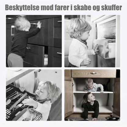 Multifunktionel Sikkerhedslås til Børn – Nem og Sikker