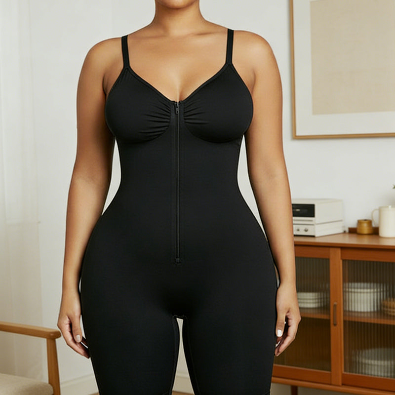 Shapewear Bodysuit med Numseløft og Lynlås