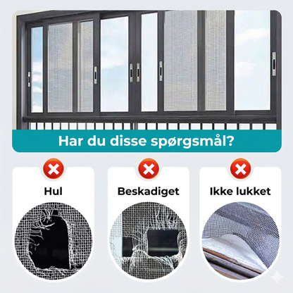 Selvklæbende Reparationstape til Insektnet og Myggenet – Hurtig og Vejrbestandig