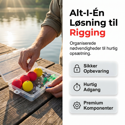 Komplet Vægtet Fiskeflådsæt (Høj Synlighed)
