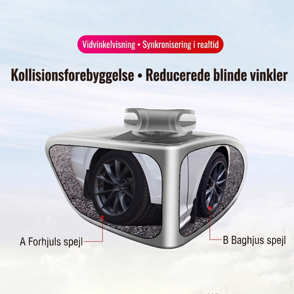 360° Justerbart Dobbelt Blindvinkelspejl