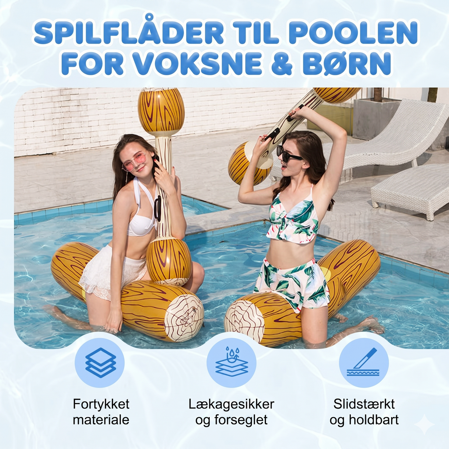 Oppusteligt Vandkamp-Sæt: Robuste Flåder og Padler