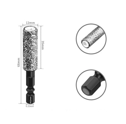 2-i-1 Diamant Tørbor og Sliber: Til Fliser, Glas og Marmor