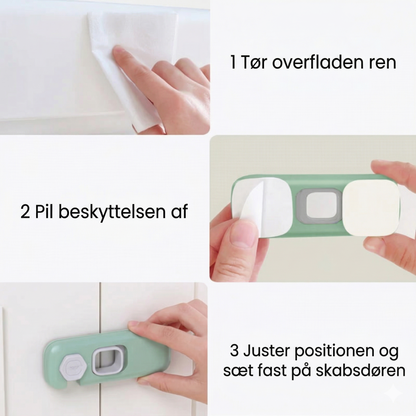 Multifunktionel Sikkerhedslås til Børn – Nem og Sikker