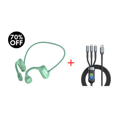 Trådløse Bone Conduction Høretelefoner – Open-Ear Design til Sport