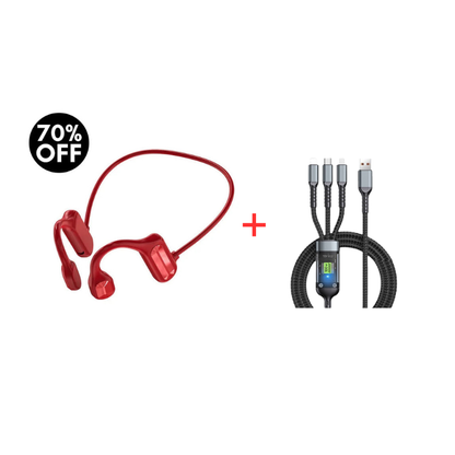 Trådløse Bone Conduction Høretelefoner – Open-Ear Design til Sport
