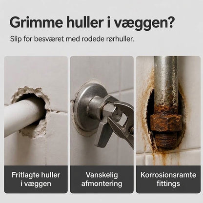 Dekorativ Magnetisk Rørrosette – Perfekt Finish Uden Værktøj