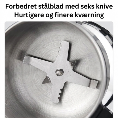 Multifunktionel Elektrisk Kværn – Til Kaffe, Nødder & Krydderier
