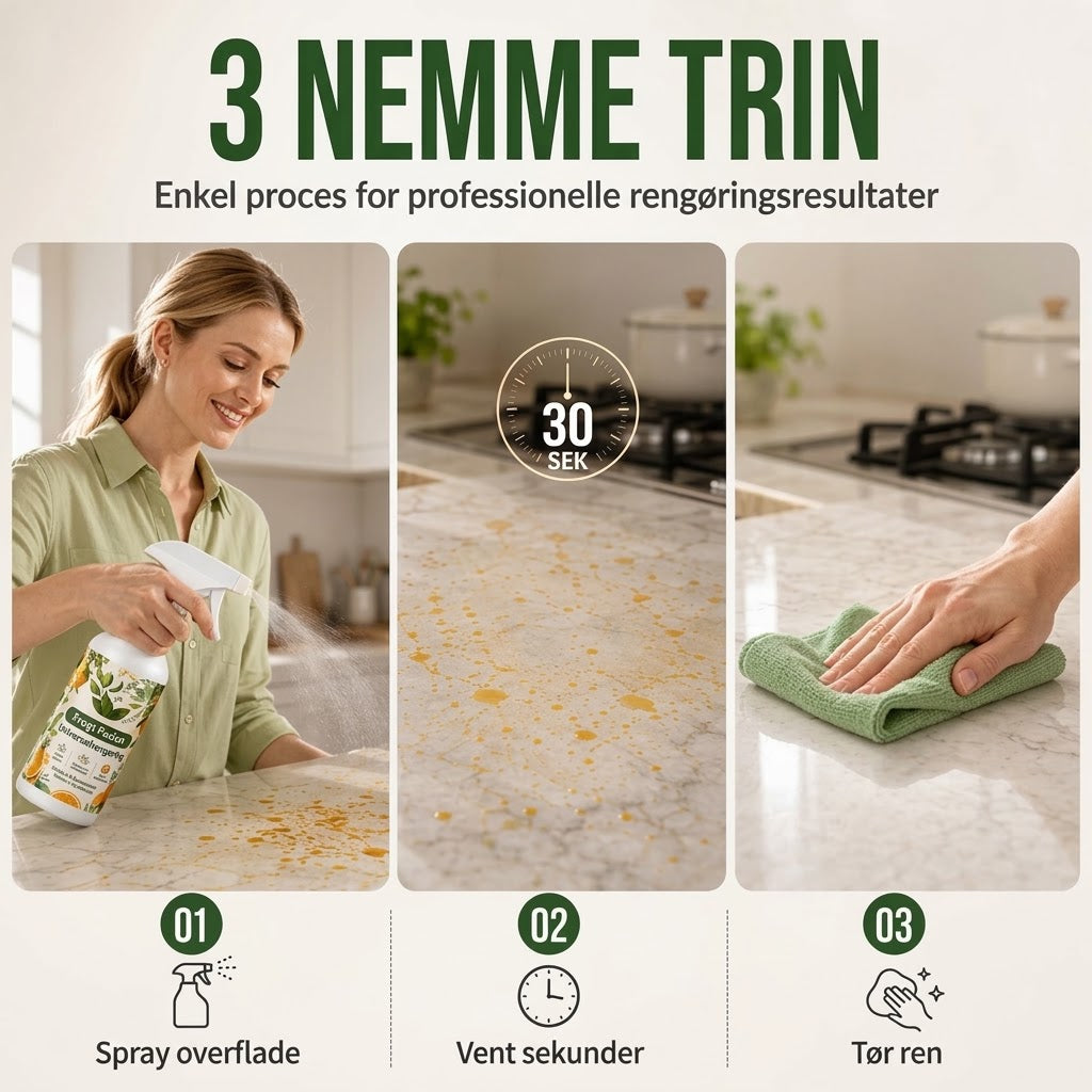 Effektiv Universalrengøringsspray – Affedter, Fjerner Pletter & Giver Frisk Duft
