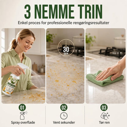 Effektiv Universalrengøringsspray – Affedter, Fjerner Pletter & Giver Frisk Duft