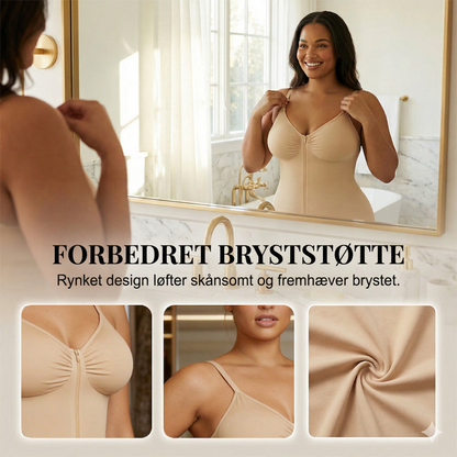 Shapewear Bodysuit med Numseløft og Lynlås