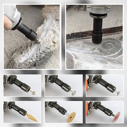 Modificeret Vinkelsliber-adapter – Forvandl til Ligesliber (M10/3mm/6mm)