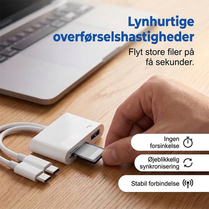Dobbelt Interface-design, Plug-and-Play, Understøtter op til 1 TB Kapacitet – Det Ideelle Valg til Filoverførsel mellem Enheder