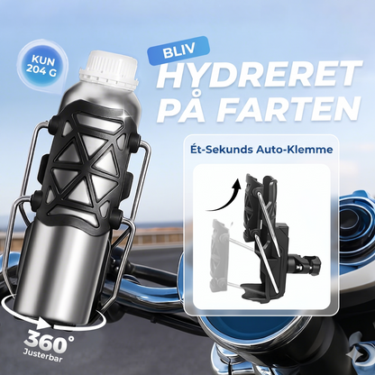 Adaptiv Flaskeholder til Cykel – 360° Rotation & Fleksibel Gitterstruktur