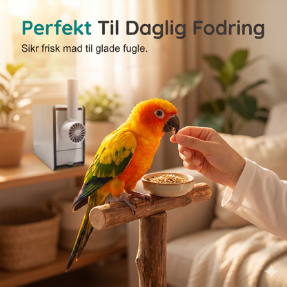 Tidsbesparende Elektrisk Skalsorterer til Fugle til Nem Daglig Fodring