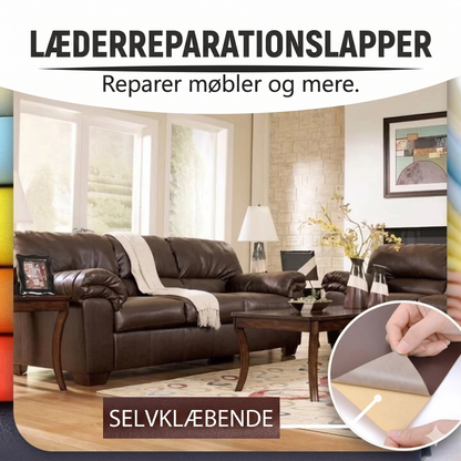 Selvklæbende Læder-reparationssæt – Hurtig Lapning af Sofa, Bilsæder & Tasker