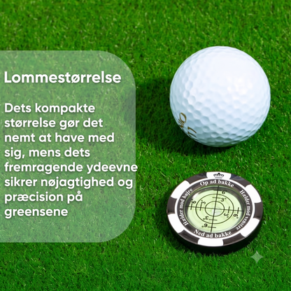 Green-aflæser og boldmarkør til golf Precision Golf