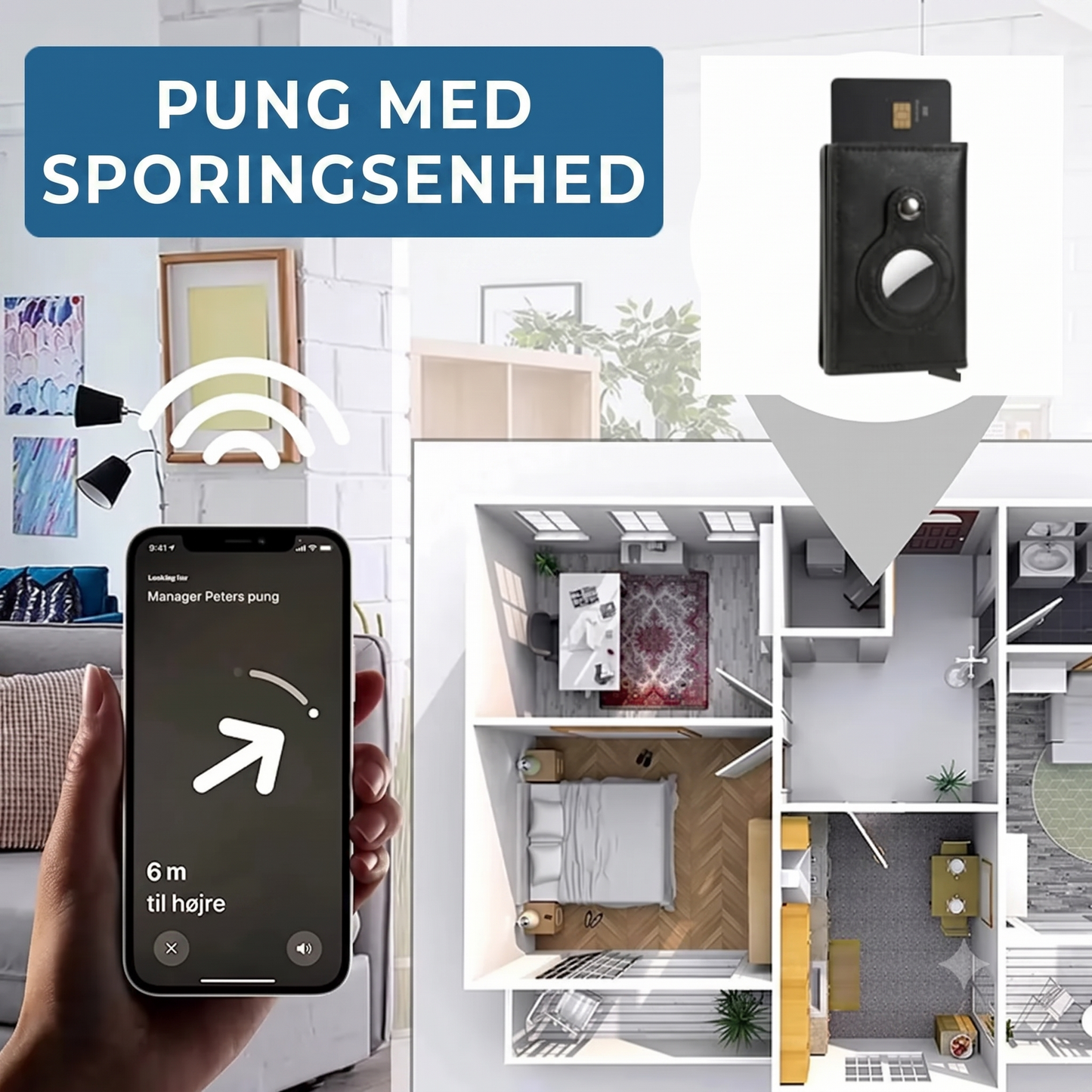 RFID-blokerende kreditkortfodral med sikkerhed mod datatyveri