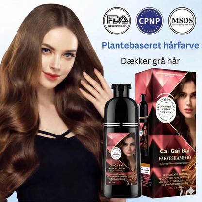 Naturlig Urte Hårfarveshampoo – Skånsom & Plejende