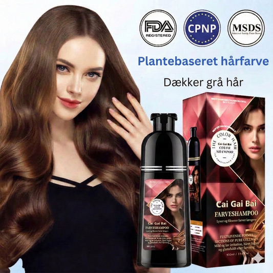 Naturlig Urte Hårfarveshampoo – Skånsom & Plejende