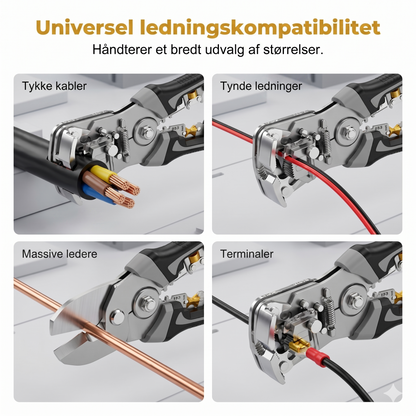 2-i-1 Automatisk Selvjusterende Afisolertang og Krympetang