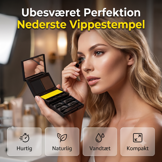 Nemt Vippestempel Skab Naturlige Undervipper På Et Øjeblik