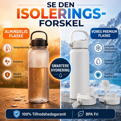 Premium isoleret krus i rustfrit stål til varme og kolde drikke
