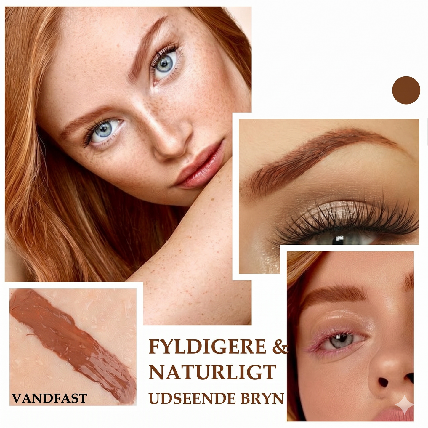 Hurtigfarvende og Volumengivende Øjenbrynsgel