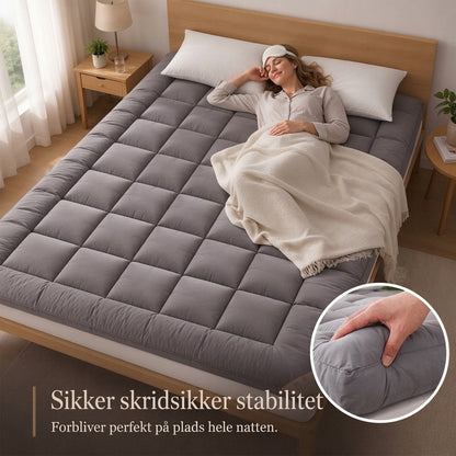 Blød, quiltet topmadras med sky-lignende komfort, 3D-quiltning og åndbart design til helårskomfort