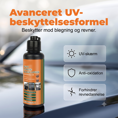 UV-beskyttende Klæbefri Dyb Sort Auto Plastpolering