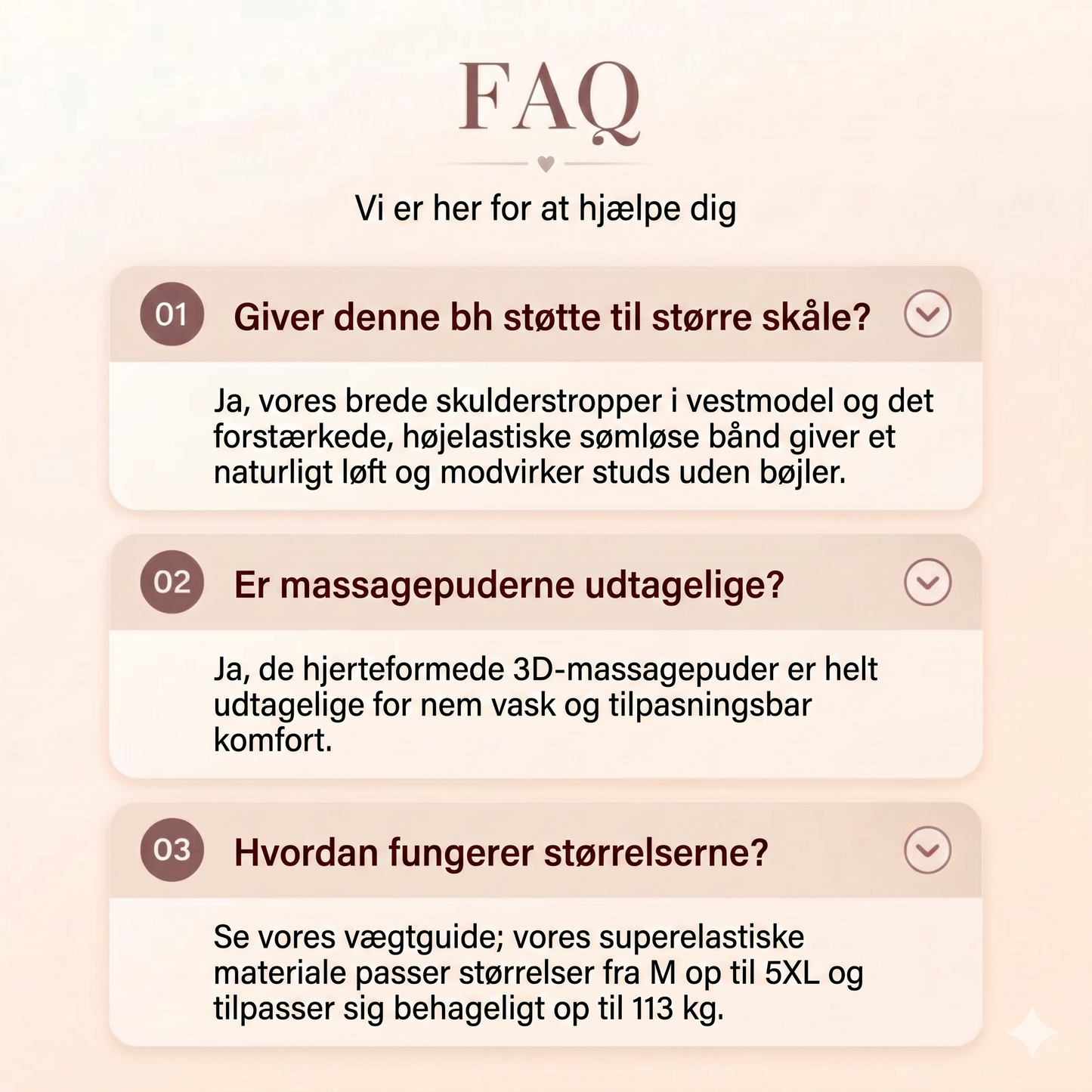 Komfortabel Bøjlefri BH med Elegant Sommerfuglebroderi