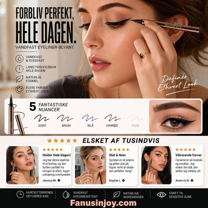 Professionel Langtidsholdbar Eyeliner Blyant Fejlfri Og Udtværingsfri