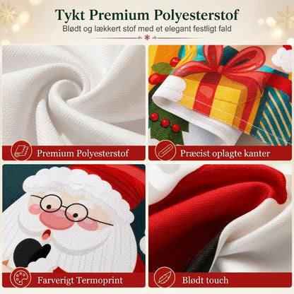 Magisk juledekoration til hoveddøren med glade julemotiver og lynhurtig montering