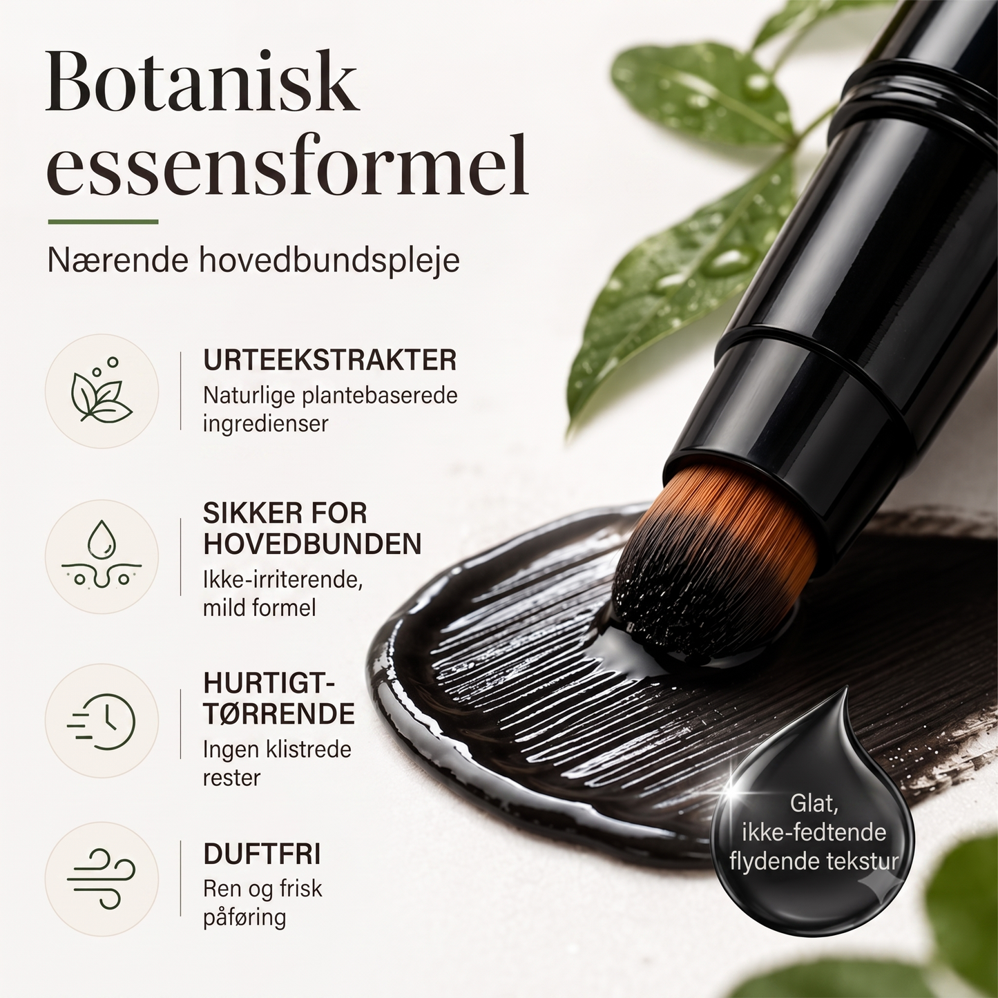 Hårpenne til øjeblikkelig dækning af gråt hår