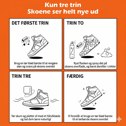 Vandfri skumrens til hvide sko & sneakers