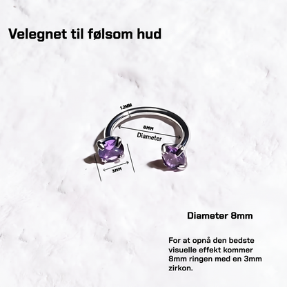 Hesteskoformet næsering – Indvendigt gevind & komfortabel