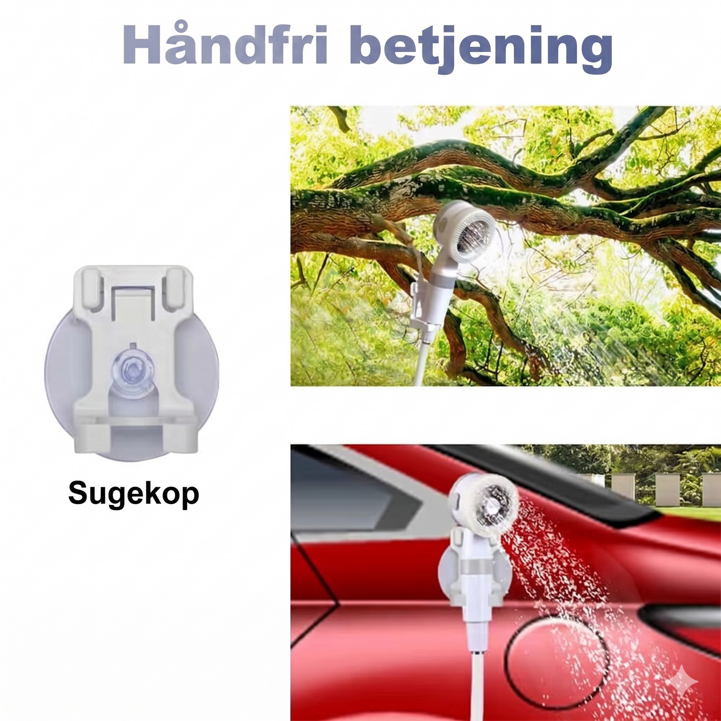 Universal Outdoor Bruser – Perfekt til Camping, Vandring & Vask af Kæledyr