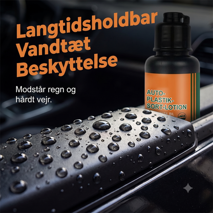 UV-beskyttende Klæbefri Dyb Sort Auto Plastpolering