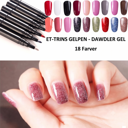 3-i-1 Vandbaseret Harpiks LED/UV Gel Neglepen uden Base- og Topcoat