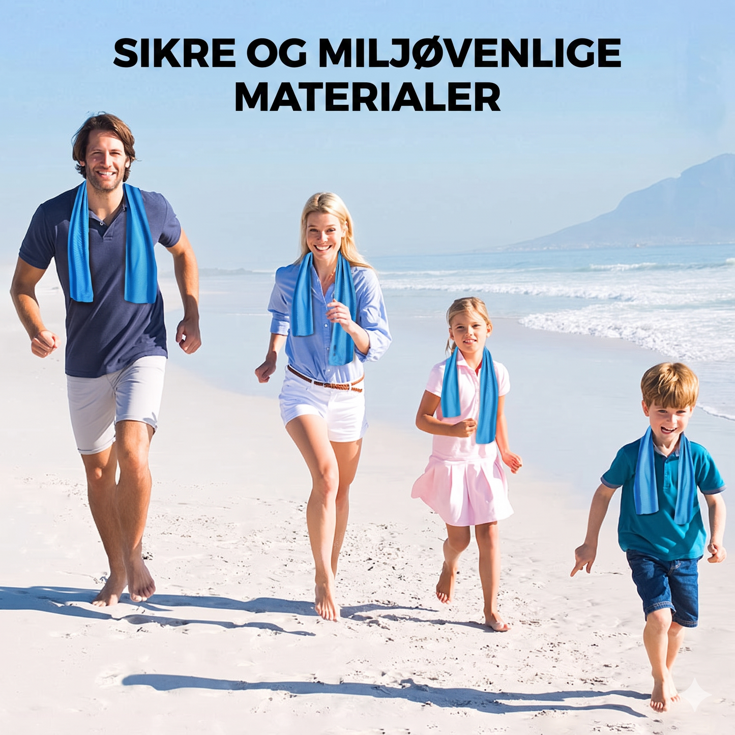 Superabsorberende Langtidskølende Sports Kølehåndklæde