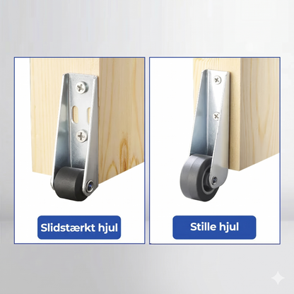Lydløst og Glidende Møbelhjul med Fleksibel Montering