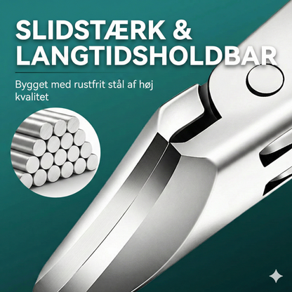 Vinklet Negleklipper med Stor Åbning