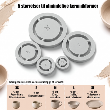 Centreringsværktøj med fodringsskabelon til keramisk afdrejning Præcis og uundværlig