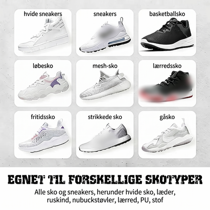Vandfri skumrens til hvide sko & sneakers