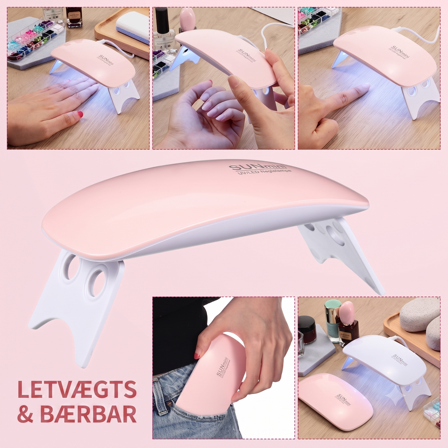 3-i-1 Vandbaseret Harpiks LED/UV Gel Neglepen uden Base- og Topcoat