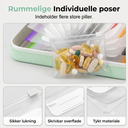 Diskret Pilleæske som Pung – Vandtæt ugeorganisator