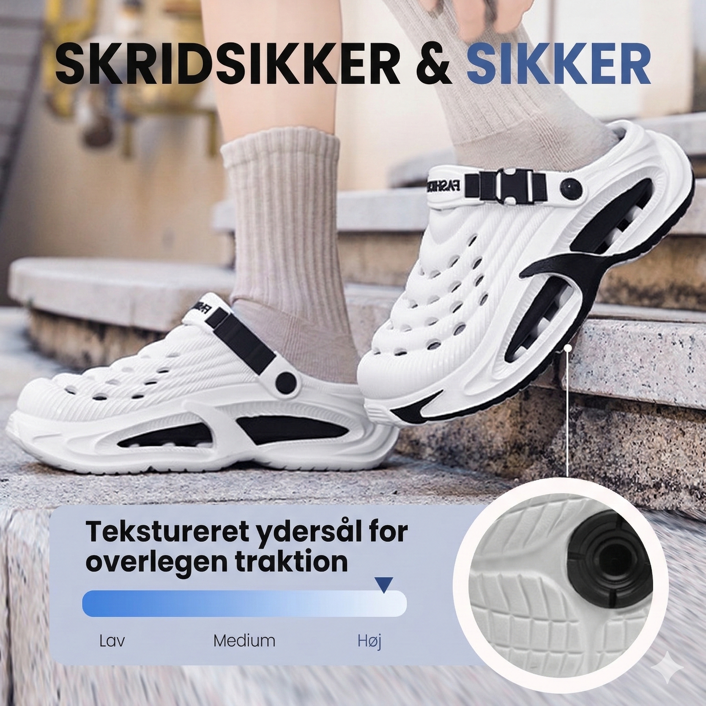 Alsidige Komfort-Clogs med Justerbar Rem