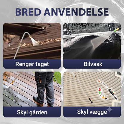 Teleskopisk Højtrykslanse – Rengør Højden uden Stige