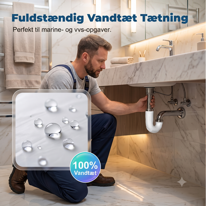 Hurtigthærdende Vandtæt Højstyrke AB Epoxyspartel